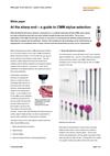 White paper: At the sharp end – a guide to stylus selection