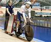 Ed Clancy OBE, Triple Olympic Gold Medallist, testing the HB.T bike