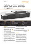 Case study:  Scodix chooses TONiC™ encoders for its Ultra™ series of digital enhancement printing presses