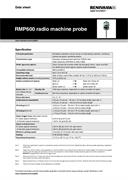 Data sheet:  RMP600 radio machine probe