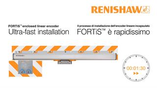 Installation video: Ultra-fast installation of the FORTiS™  enclosed linear encoder
